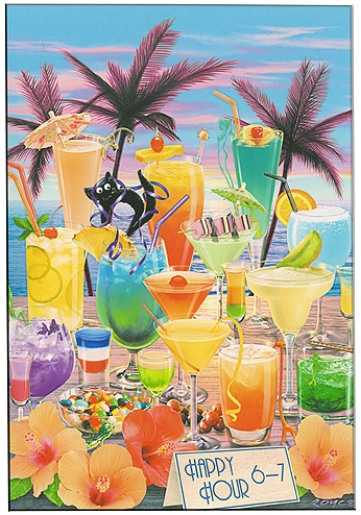 Beautiful tropical drinks...